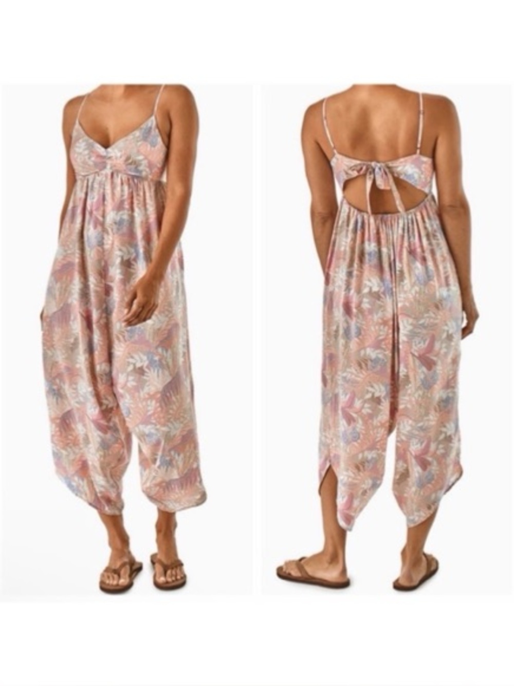 Patagonia Lost Wildflower Jumpsuit Open Back